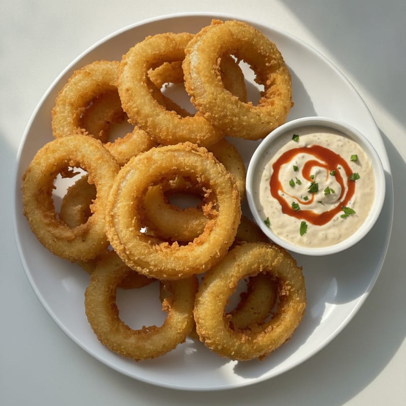 Beer-Battered Onion Rings