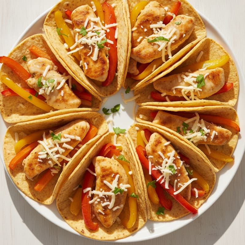 Chicken Breast Bell Pepper Tacos