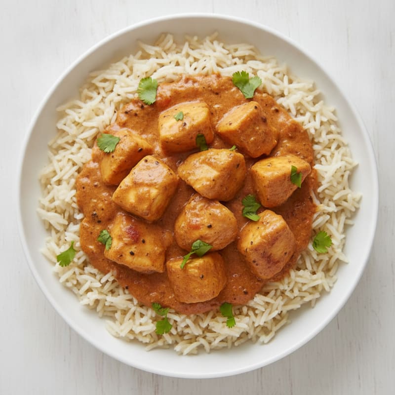 Spiced Butter Chicken with Basmati Rice