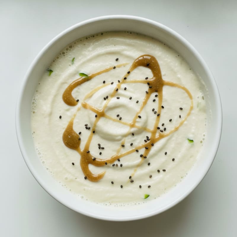 Silky Vanilla Protein Mousse with Chia Seeds