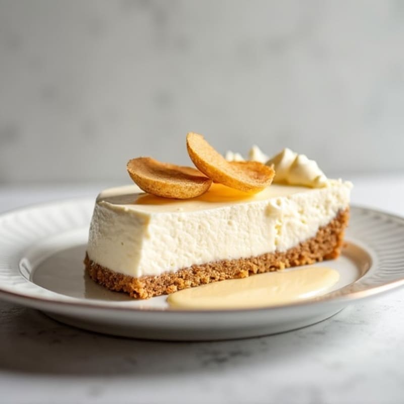 Silky Greek Yogurt Protein Cheesecake