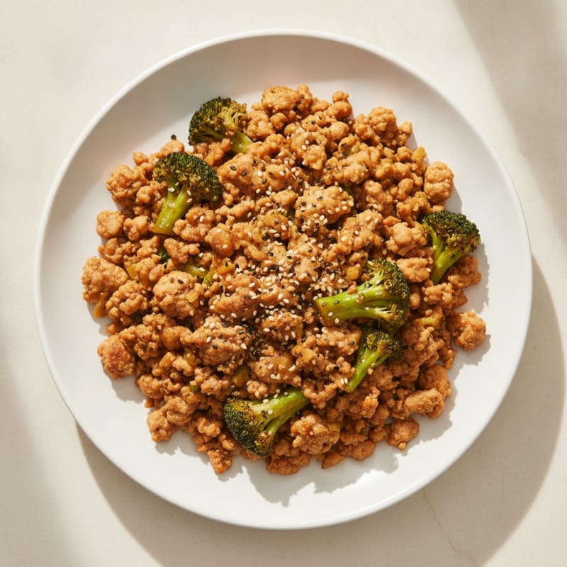 Savory Ground Turkey and Broccoli Stir-Fry