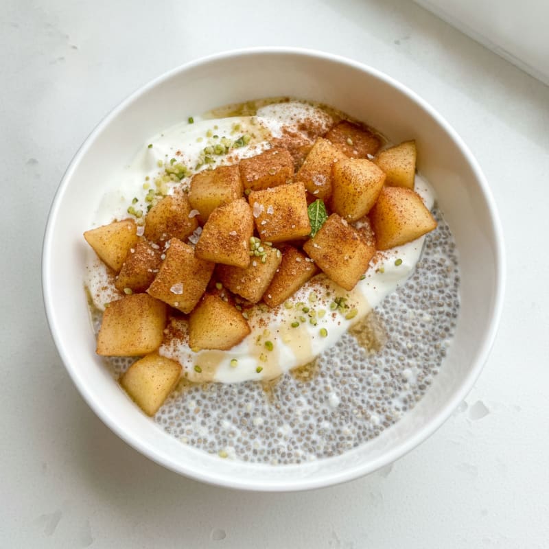 Apple Chia Pudding Parfait