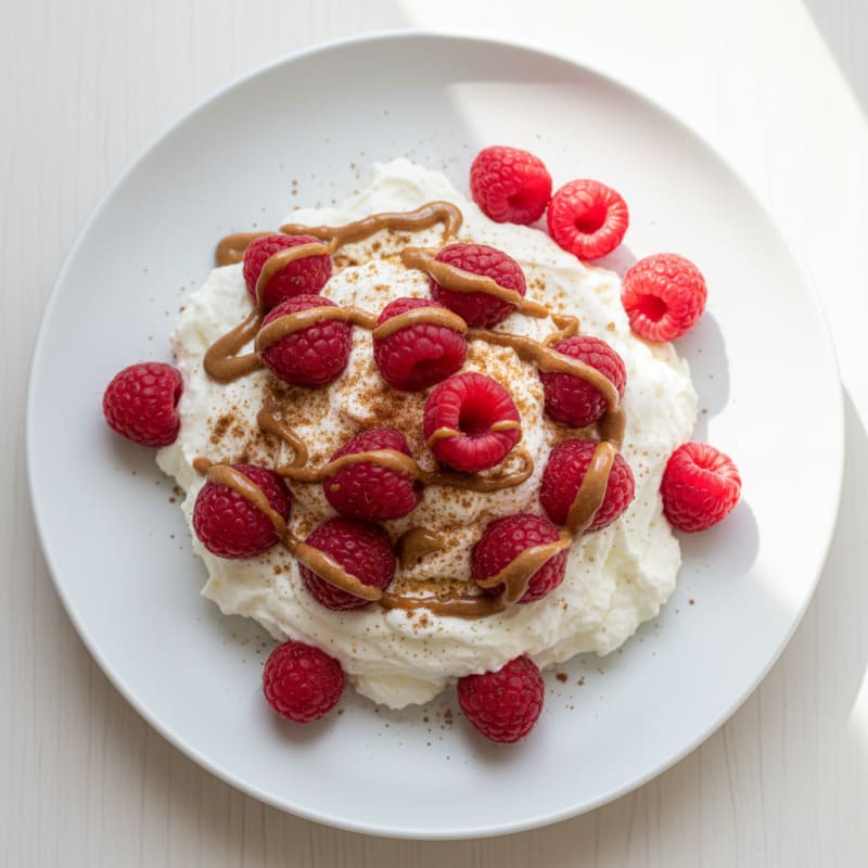 Silky Greek Yogurt Protein Mousse with Berries