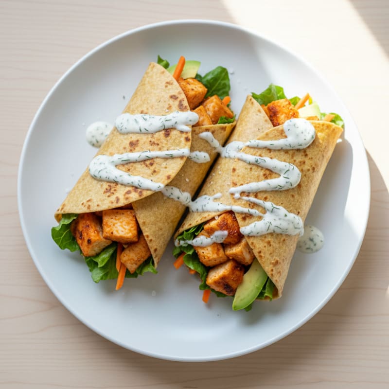 Buffalo Ranch Chicken Wrap