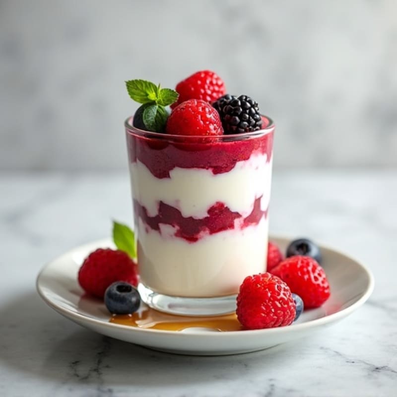Greek Yogurt Berry Parfait with Protein Powder