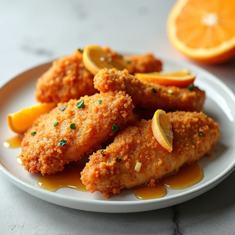 Crispy Air-Fried Orange Chicken