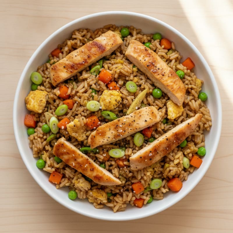 Chicken and Vegetable Fried Rice