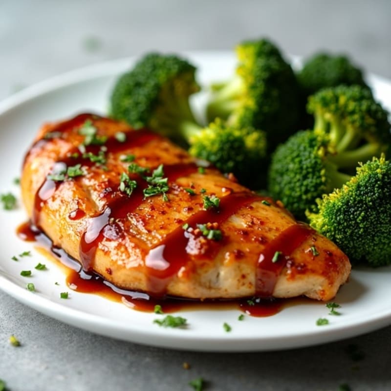 Sheet Pan Teriyaki Chicken and Crispy Broccoli