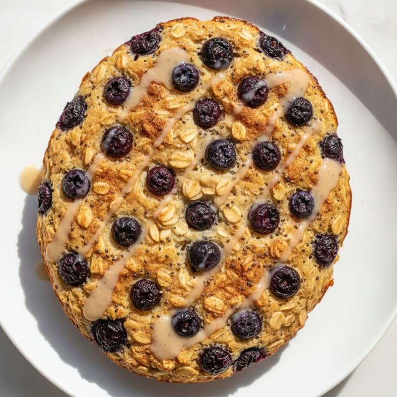 Baked Berry Protein Oatmeal
