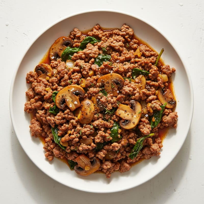 Savory Beef and Mushroom Skillet