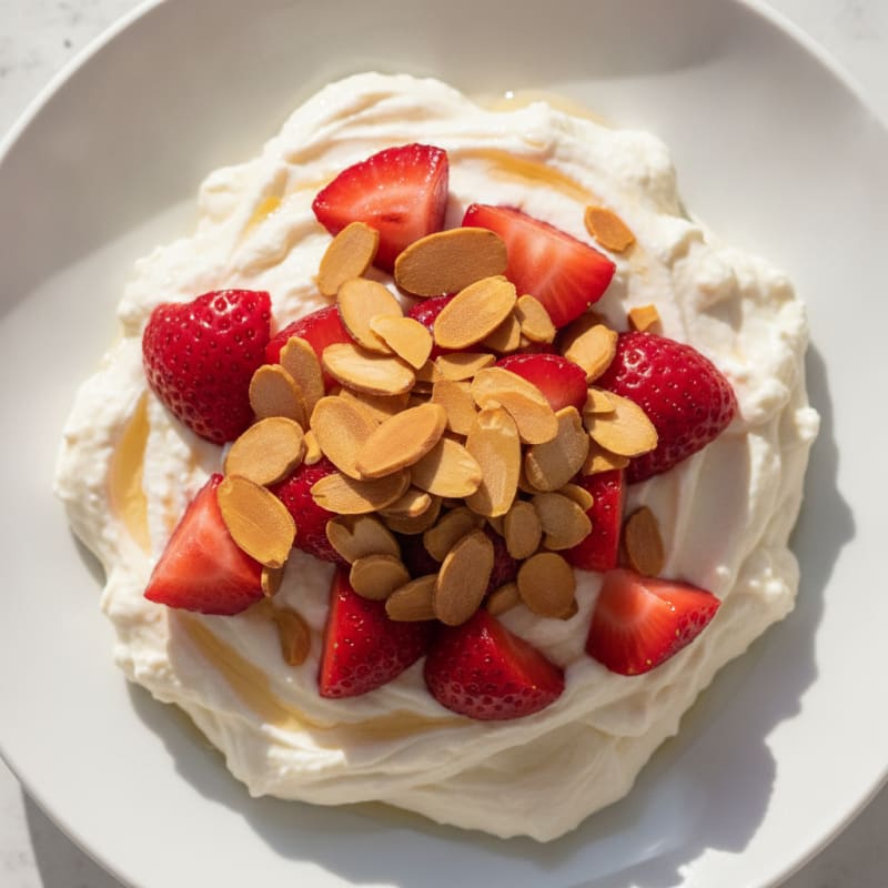 Silky Greek Yogurt Protein Pudding with Berries