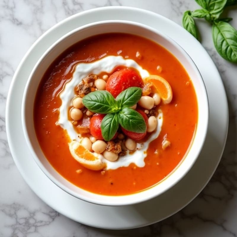 Creamy Roasted Tomato Basil Soup