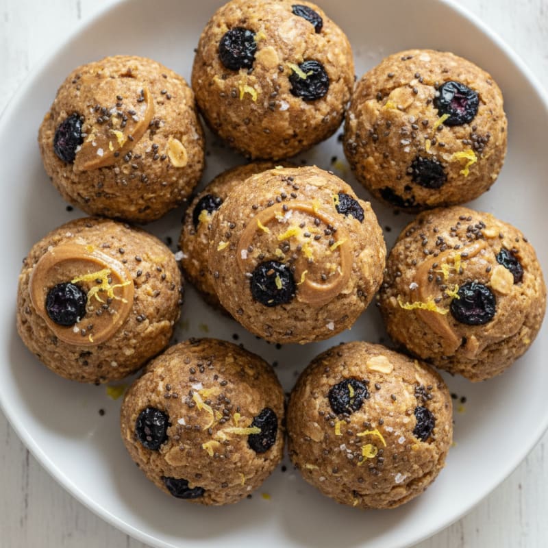 Blueberry Almond Energy Bites