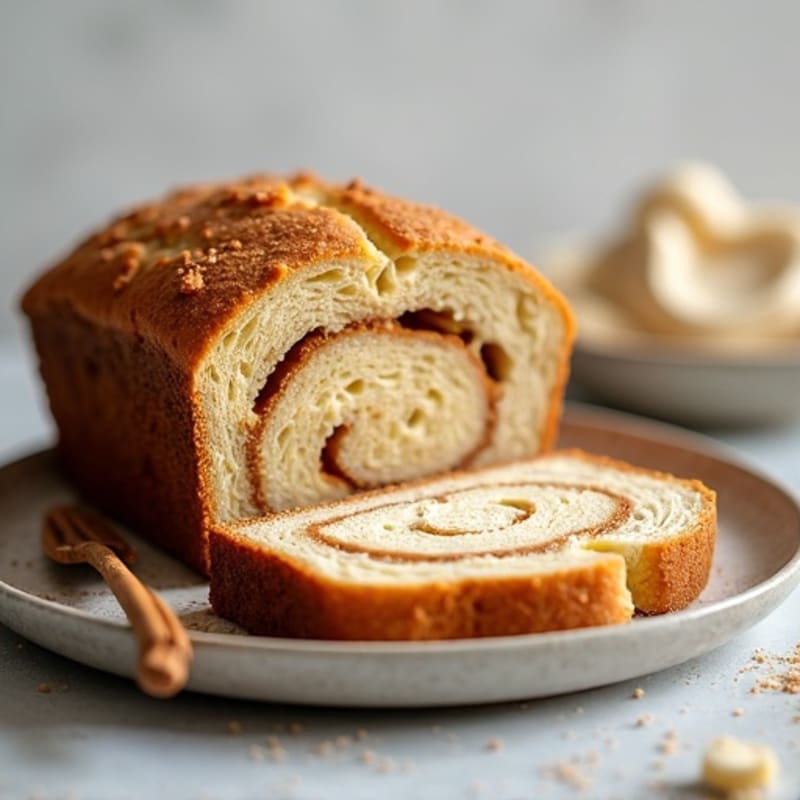Protein-Packed Almond Flour Cinnamon Swirl Breakfast Bread