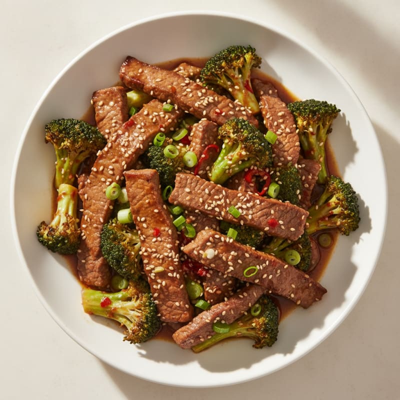 Sesame Beef and Broccoli Stir-Fry