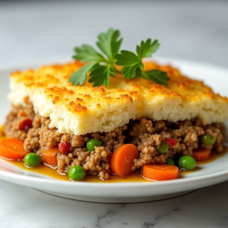 Cauliflower-Topped Turkey Shepherd's Pie