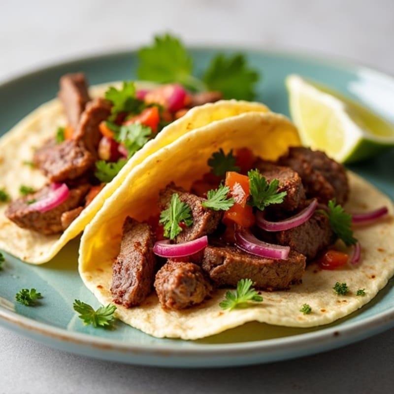 Lime-Marinated Flank Steak Street Tacos