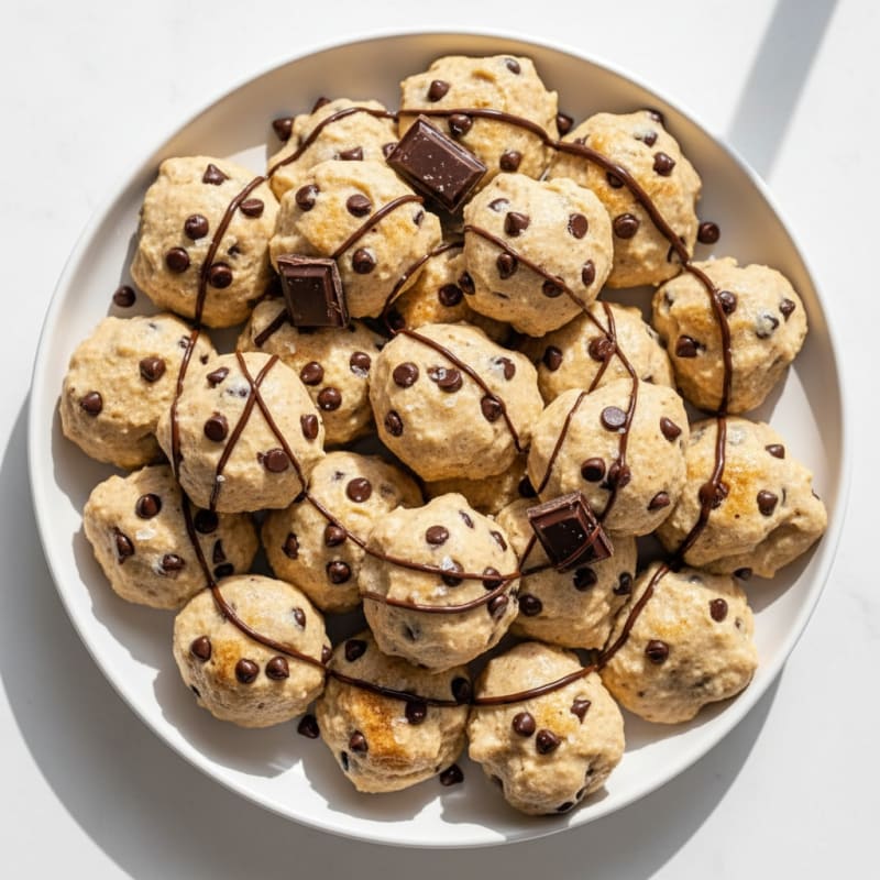 No-Bake Chocolate Chip Cookie Dough Bites