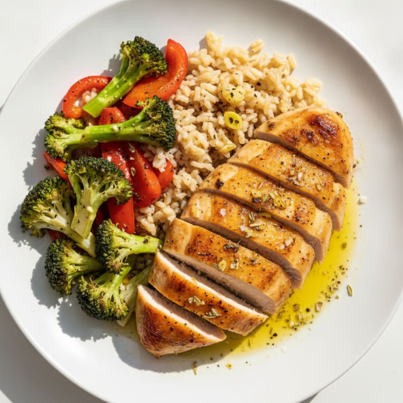 Lemon Herb Chicken with Roasted Vegetables