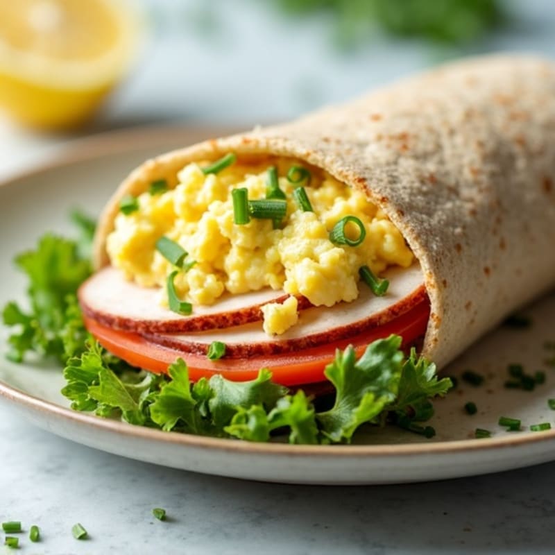 Fresh Herb Egg Salad Wrap