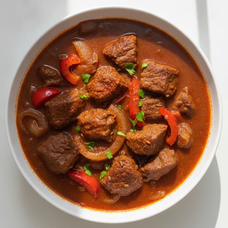 Hearty Beef and Paprika Goulash