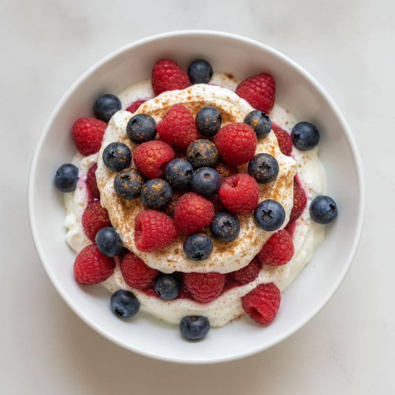 Creamy Greek Yogurt Protein Parfait with Berries