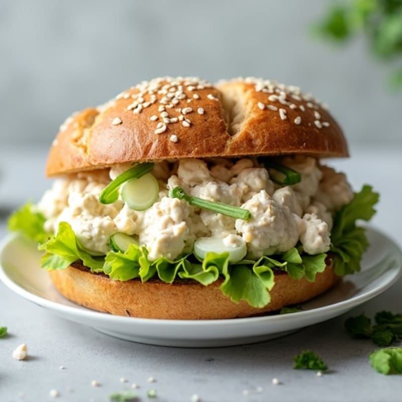Creamy Greek Yogurt Chicken Salad Sandwich