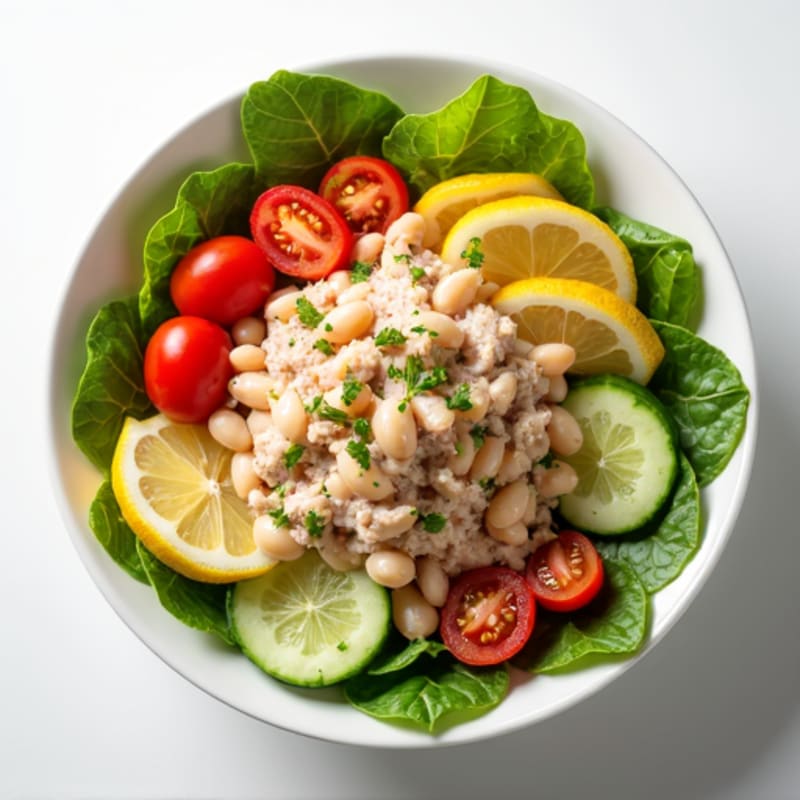 Tuna and White Bean Salad Bowl