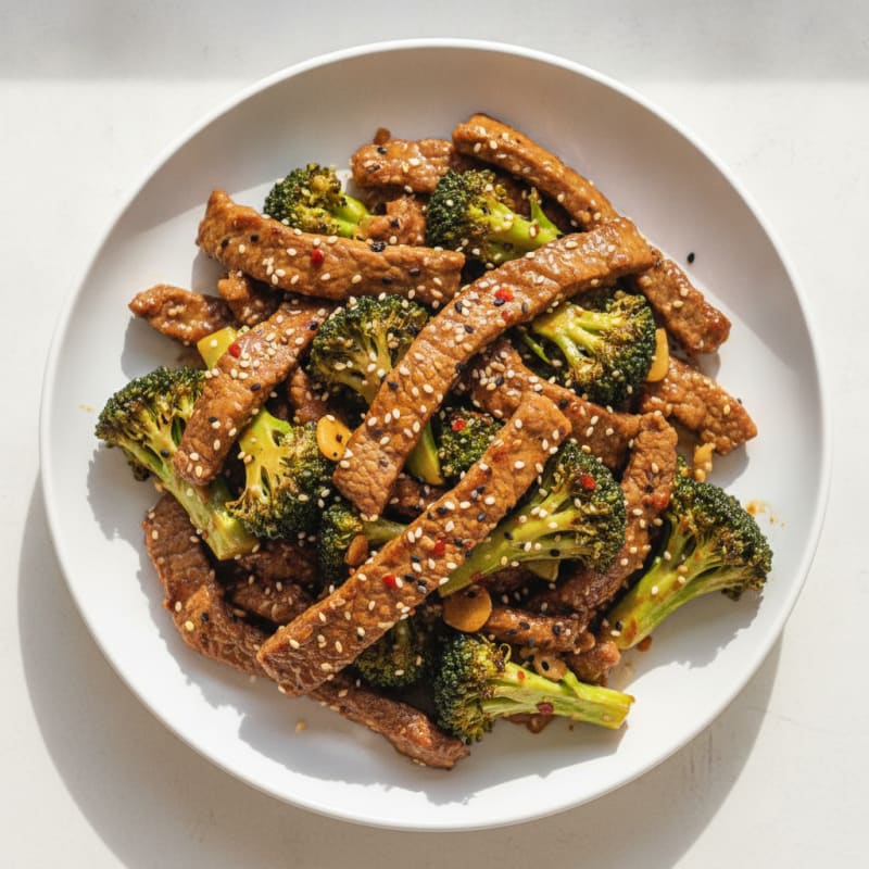 Sesame Beef and Broccoli Stir-Fry