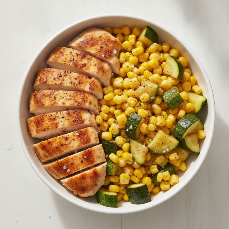 Chicken and Corn Power Bowl