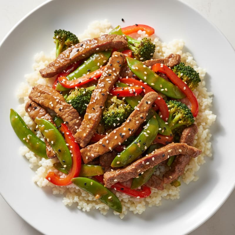 Tender Sesame-Ginger Beef Stir-Fry