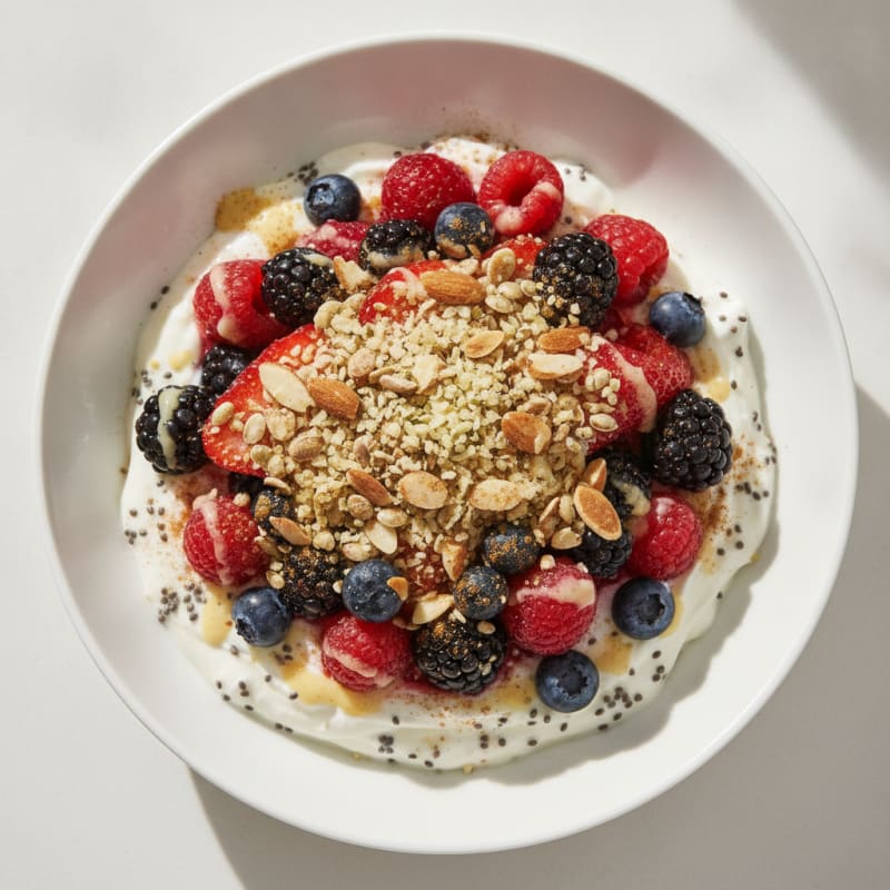 Berry Chia Seed Yogurt Parfait