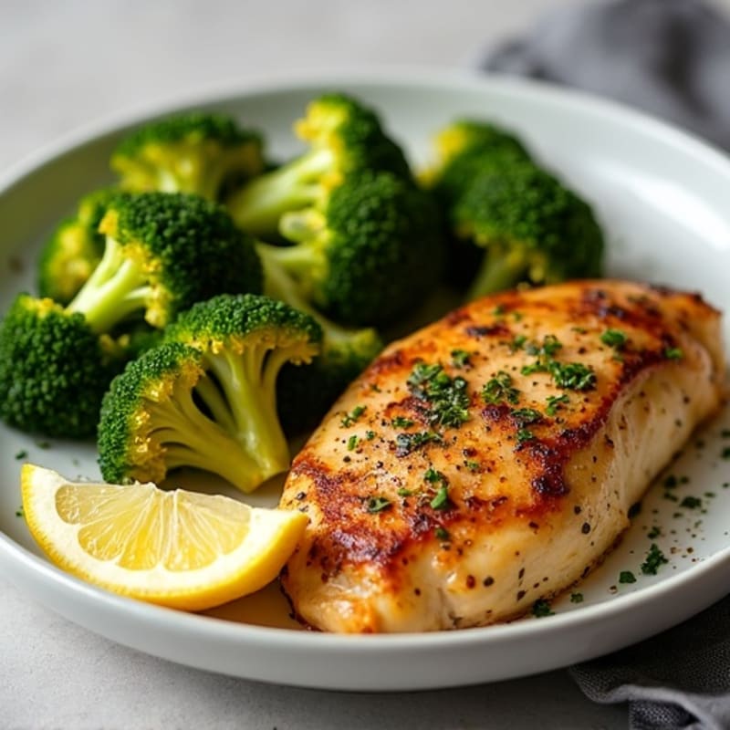 Sheet Pan Lemon Herb Chicken with Crispy Roasted Broccoli