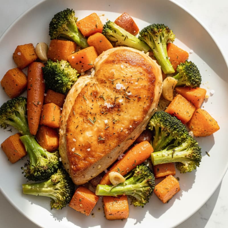 Garlic Herb Roasted Chicken and Vegetables