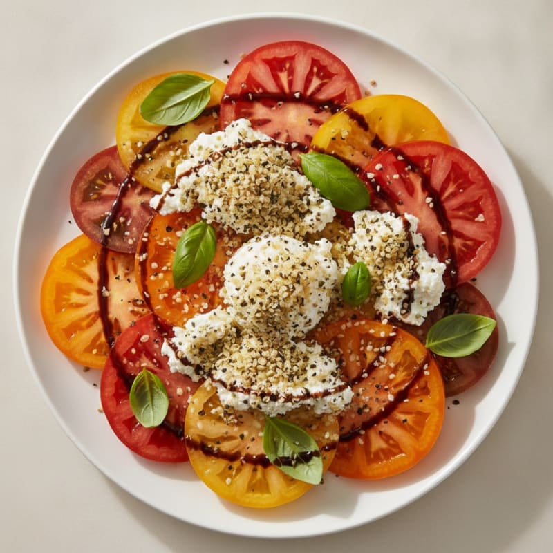 High-Protein Tomato and Cottage Cheese Bowl