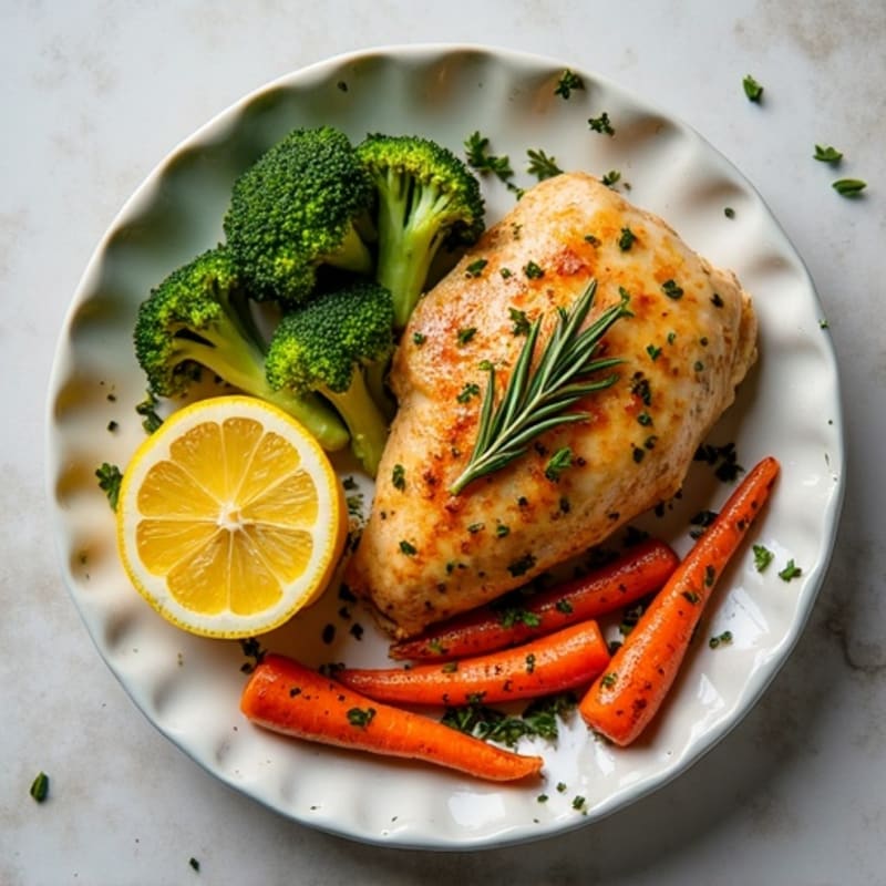 Sheet Pan Lemon-Herb Chicken and Crispy Roasted Vegetables