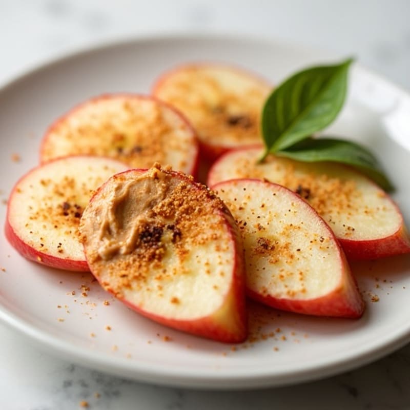 Crispy Apple Slices with Creamy Nut Butter