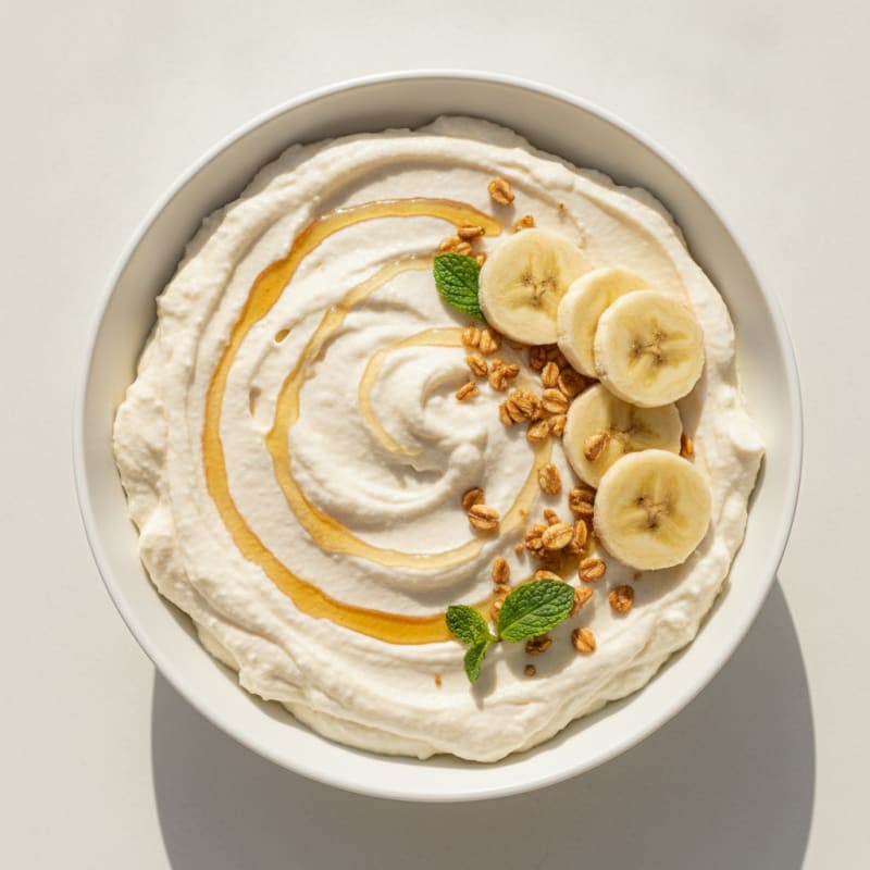 High-Protein Cottage Cheese Banana Mousse