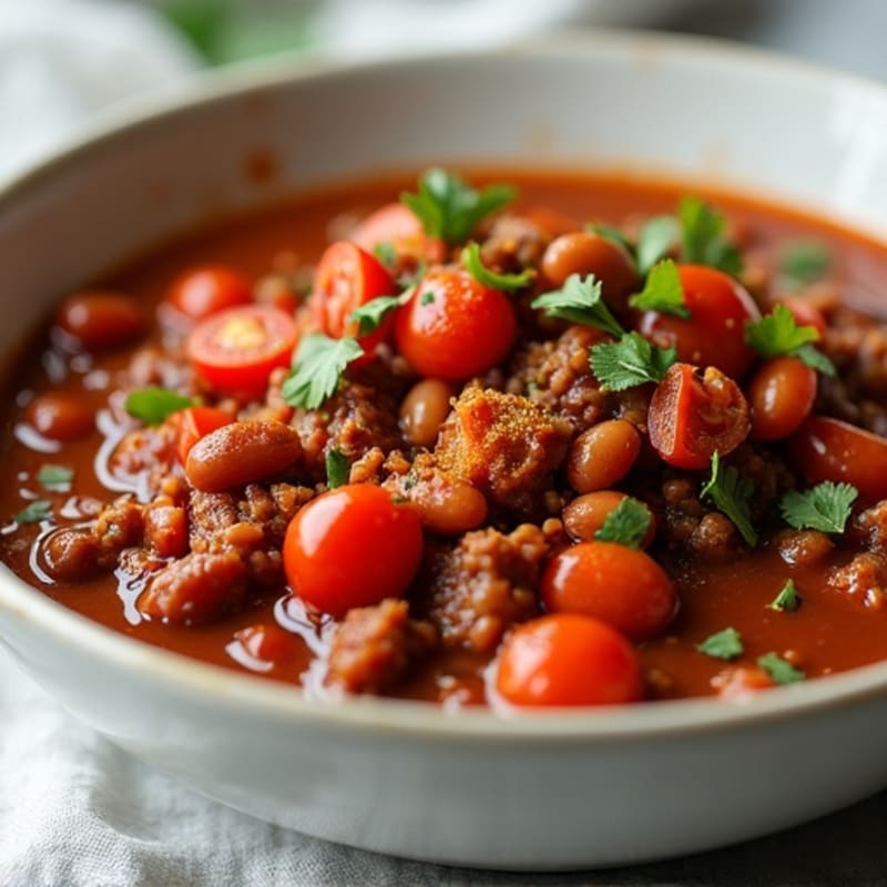 Hearty Slow Cooker Beef Chili