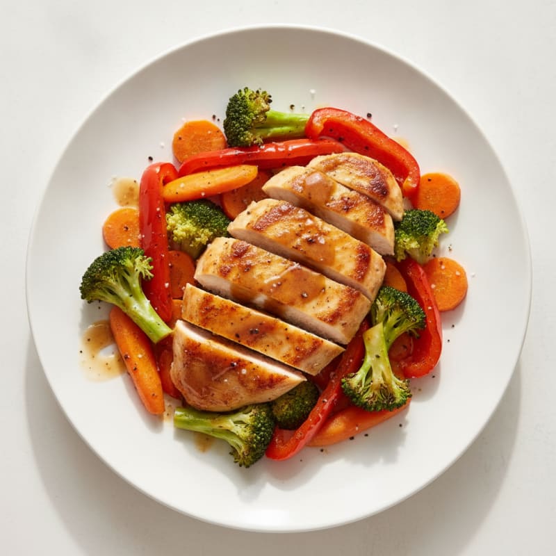 Teriyaki Chicken with Roasted Vegetables