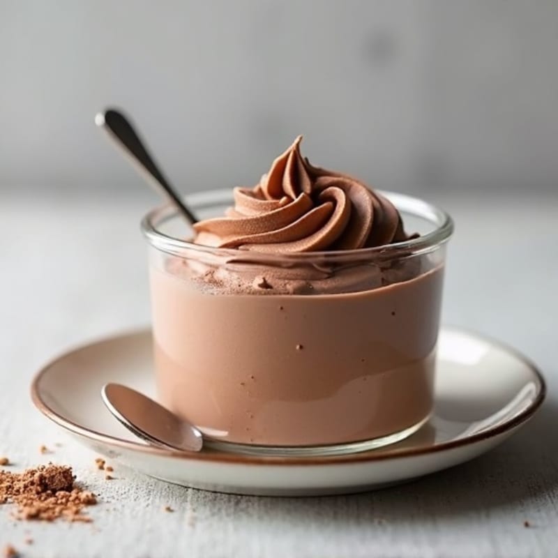 Silky Chocolate Protein Mousse with Greek Yogurt