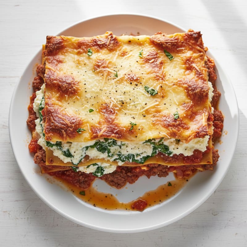 Classic Beef and Ricotta Lasagna Bake