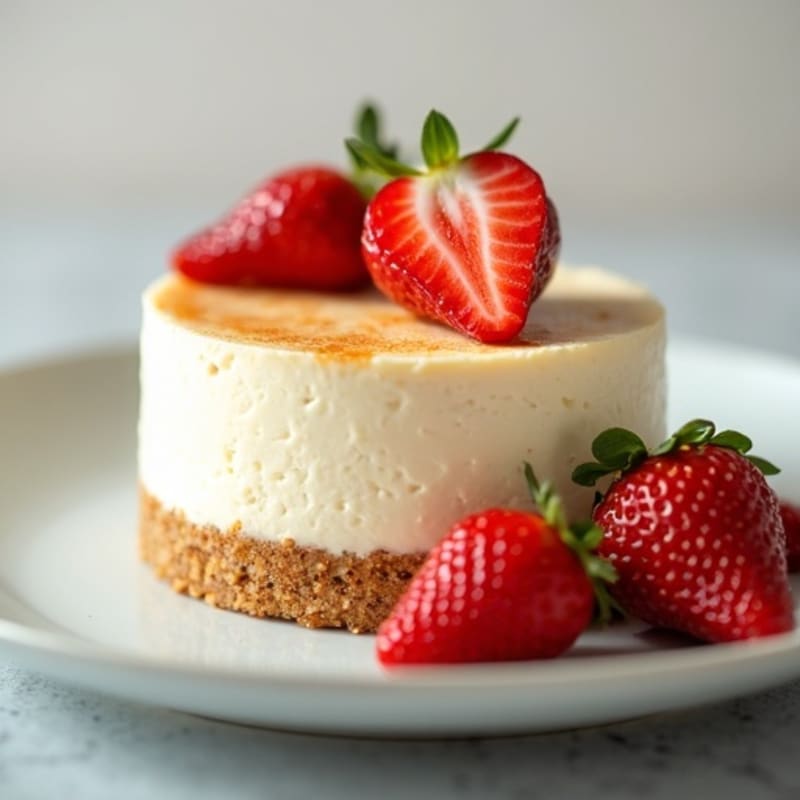 Creamy Greek Yogurt Protein Cheesecake