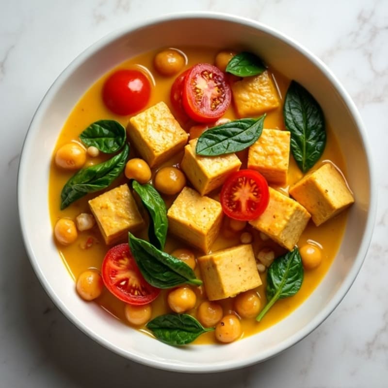 Creamy Coconut Chickpea Curry Stew