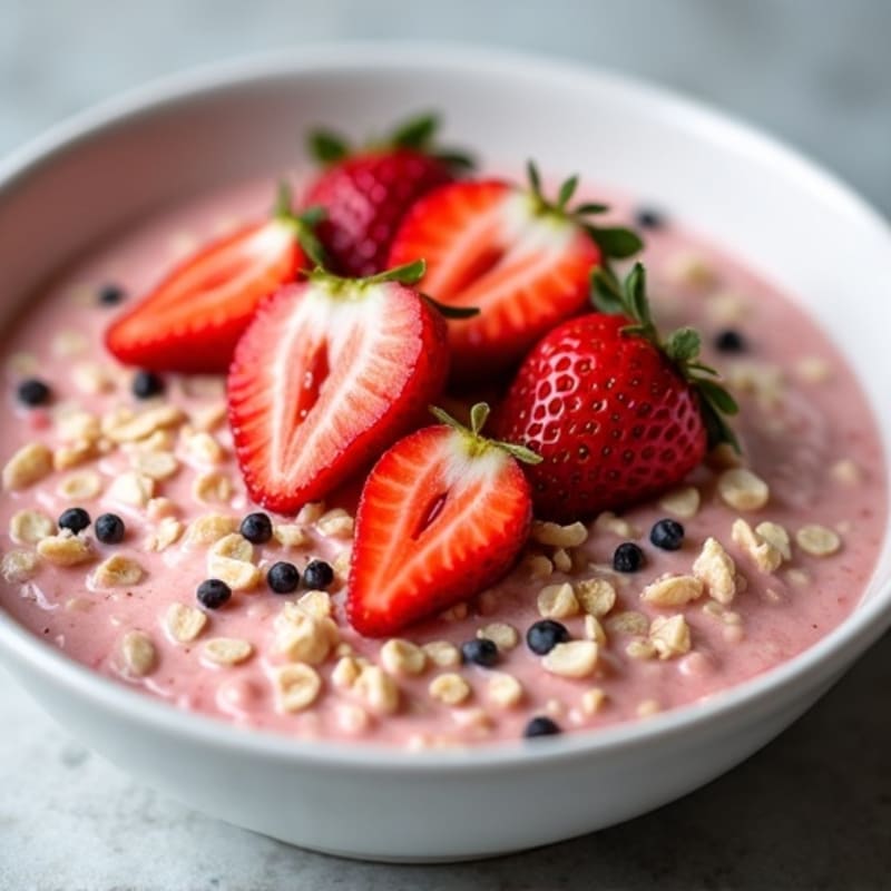Creamy Strawberry Overnight Oats