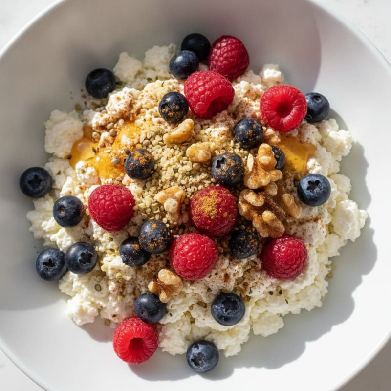 Cottage Cheese Berry Power Bowl