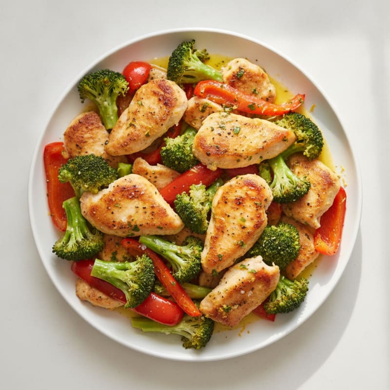 Sheet Pan Lemon Herb Chicken and Veggies