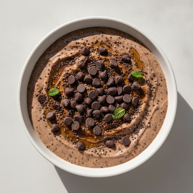 Silky Cottage Cheese Chocolate Protein Pudding