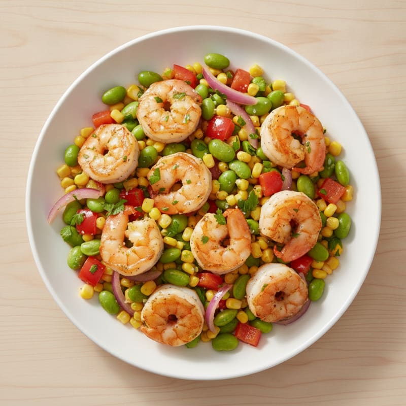 Edamame and Corn Succotash with Herbs